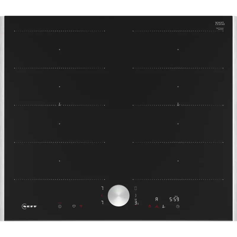 Plită cu inducție 60 cm Negru, T66TTX4L0, Neff